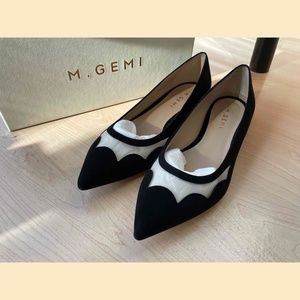 NIB M. Gemi Elba Suede Flats 10M